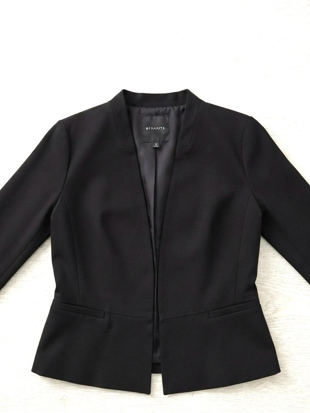 Dynamite Black Open-Front Women's Blazer